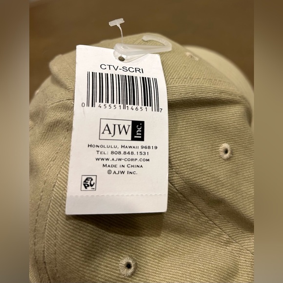 Surfware Hawaiian Classics adjustable snapback Khaki Hawaii cap hat, Brand New - Picture 4 of 6